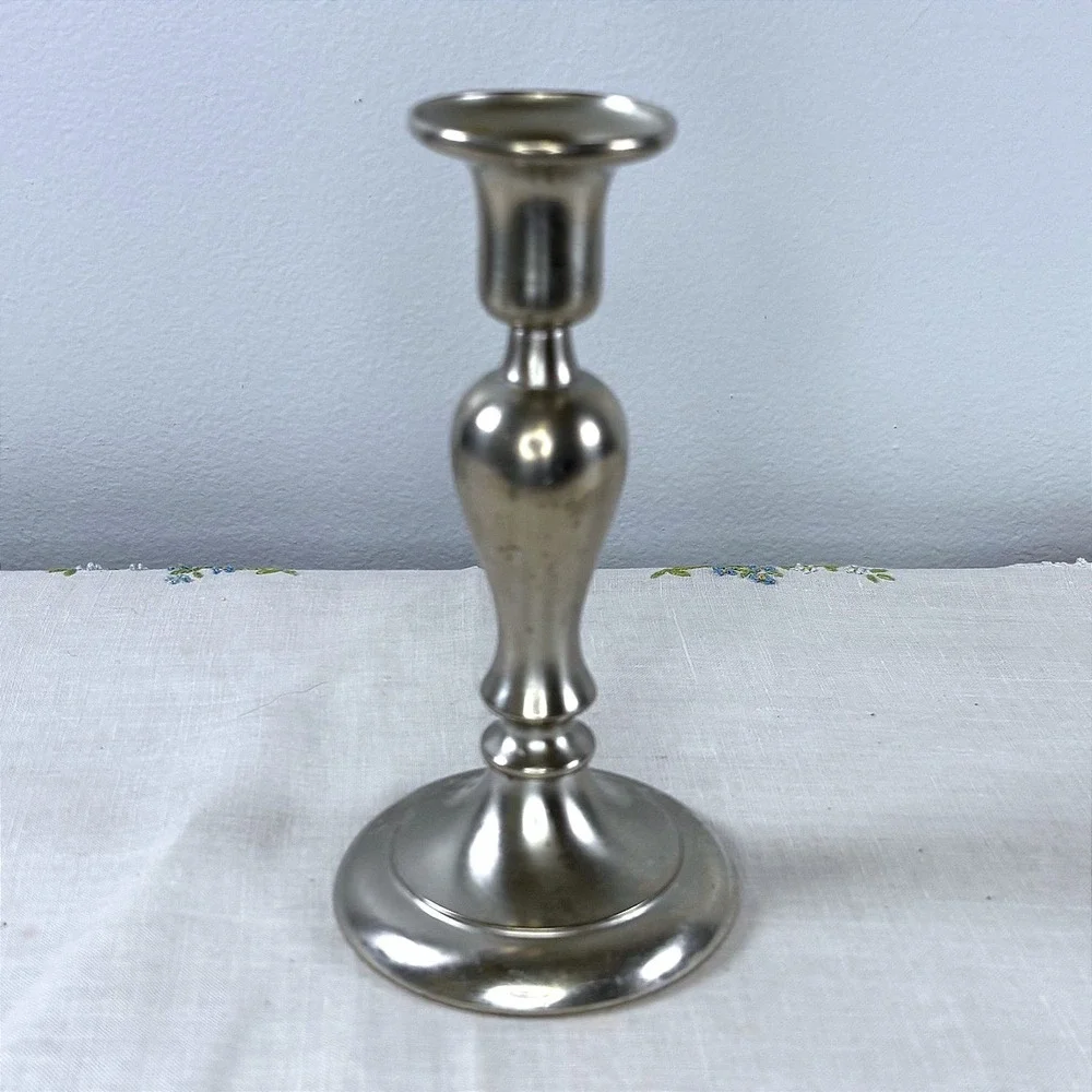 Royal Holland Pewter KMD Tiel Candlestick Holder Made in Holland